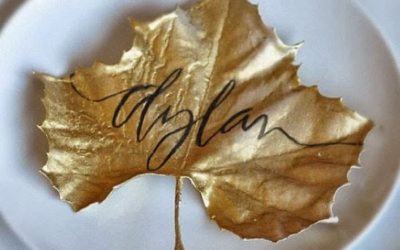 GOLD LEAF / thanksgiving idea