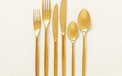 GOLD / flatware by ANTHROPOLOGIE