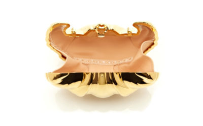 OBSESSED / croissant clutch by CHARLOTTE OLYMPIA