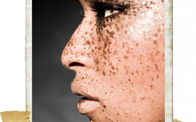 OBSESSSED / gold foil freckles