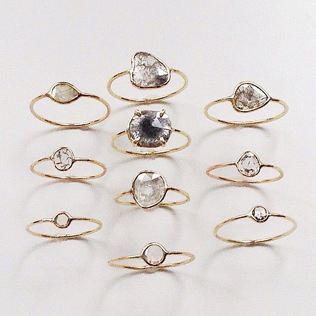 WANT / diamond rings by VALE JEWELRY