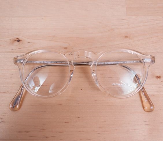 LOVE / clear glasses by OLIVER PEOPLES