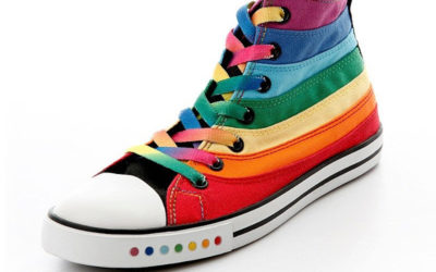 NEED / rainbow HIGH TOPS @ Barcode Monk