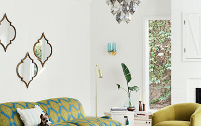 LOVE / velvet armchair by ANTHROPOLOGIE