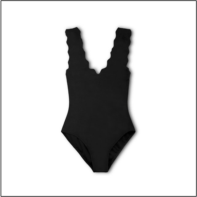 WANT // Black Crystal One Piece by CUPSHE