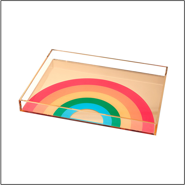 LOVE // Rainbow Mirror Tray | Brose Nose